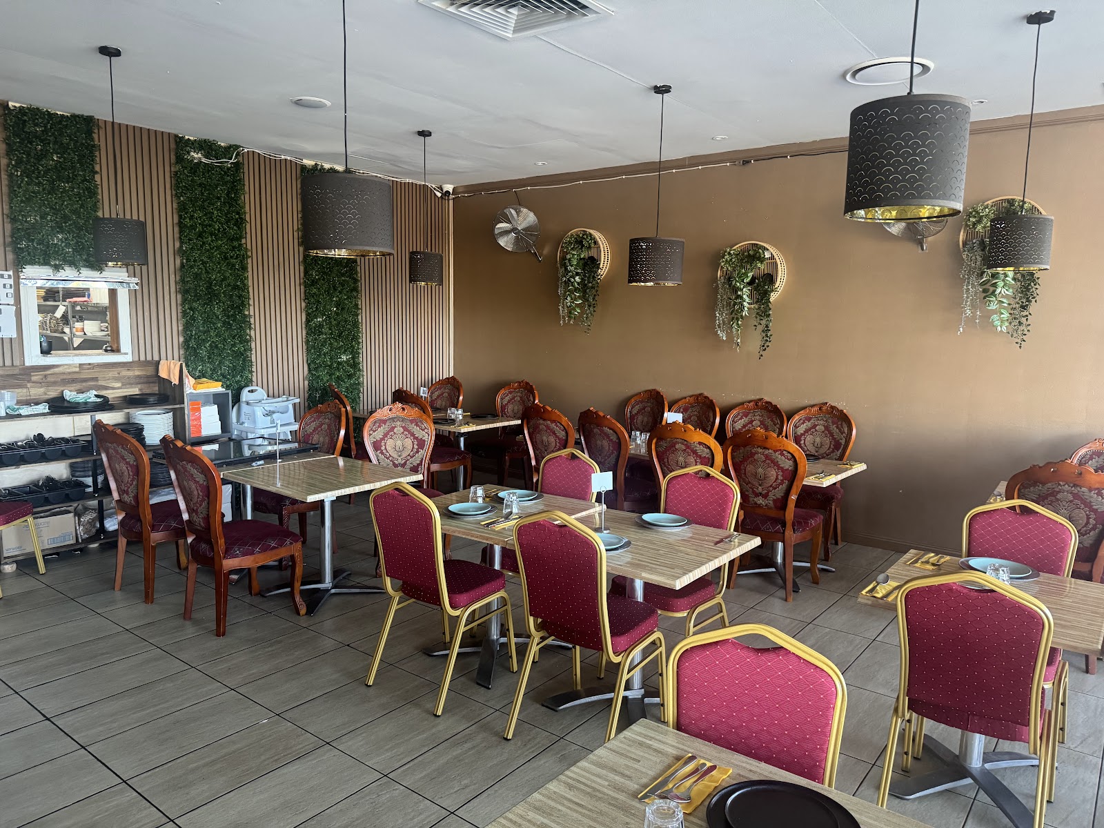 Satvik Bites restaurant interior with warm inviting atmosphere
